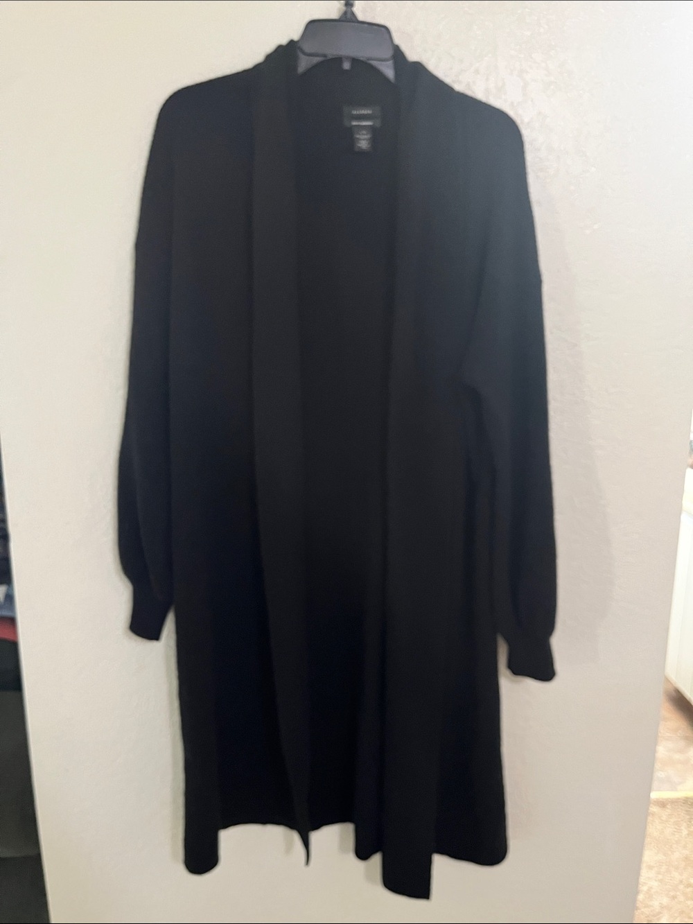 Halogen Open-Front Long Cardigan